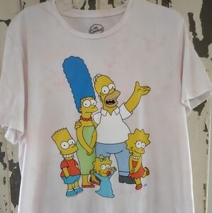 Unisex Simpsons Tie Dye Tee